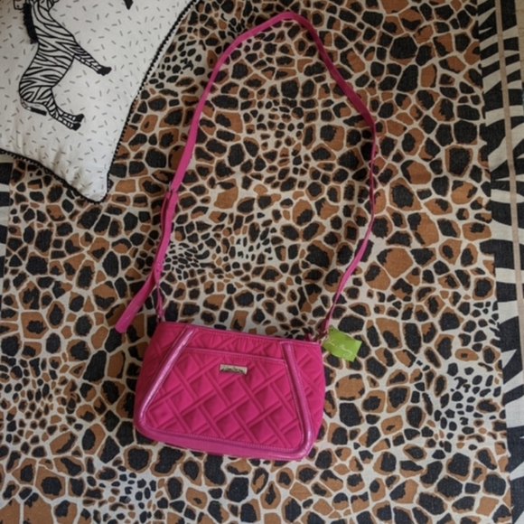 Sold 💖Vera.B +Lily Bloom 💝 Two Fucha  Crossbody Bag 💝 +Lily Bloom Wristlet 💝 - Picture 9 of 12